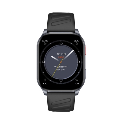 Bix TSW4 47mm Ultra İnce 2.04” AMOLED Ekranlı Akıllı Saat – Dahili LED Fenerli, Bluetooth Aramalı, Nabız & SpO₂ Ölçer, iOS ve Android Uyumlu Siyah - 8