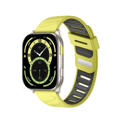 Bix TSW4 47mm Ultra İnce 2.04” AMOLED Ekranlı Akıllı Saat – Dahili LED Fenerli, Bluetooth Aramalı, Nabız & SpO₂ Ölçer, iOS ve Android Uyumlu Yeşil - Bix
