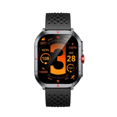 Bix TSW5 53mm Super Retina 2.01” AMOLED GPS Akıllı Saat Siyah – AI Yapay Zeka Destekli, Bluetooth Aramalı, Nabız & SpO2 Ölçer ve iOS Android Uyumlu - 8
