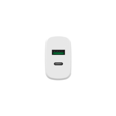 Bix ZH-2U41T 25W USB Type-C PD Çift Portlu Hızlı Şarj Cihazı Beyaz - 3