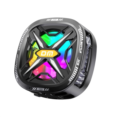 DM AC05 Manyetik Cep Telefonu Radyatör Soğutucu Fan Hız Kontrollü Güçlü Soğutma - DM