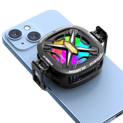 DM AC05 Manyetik Cep Telefonu Radyatör Soğutucu Fan Hız Kontrollü Güçlü Soğutma - 3