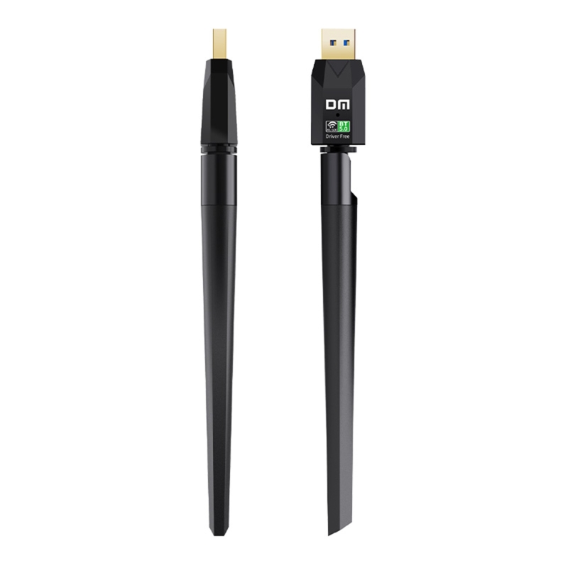 DM AD087 Bluetooth 5.0 Adaptör - 600Mbps Dual Band WiFi Alıcı Verici Access Point - 3