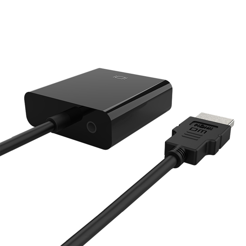 DM CHB021 HDMI to VGA Çevirici Dönüştürücü 3.5mm Aux Ses Destekli Çıkış - 4