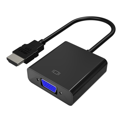 DM CHB021 HDMI to VGA Çevirici Dönüştürücü 3.5mm Aux Ses Destekli Çıkış - DM