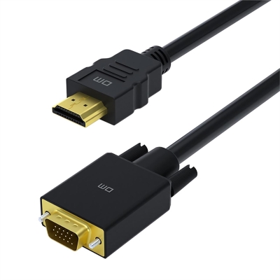 DM CHB033 HDMI to VGA Görüntü Aktarım Kablosu 1.8 Metre - DM
