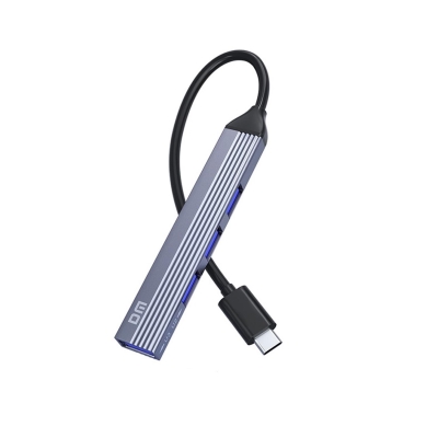 DM CHB057 USB Type-C to 4 Portlu 3*USB 2.0 1*USB 3.0 Hub Çoklayıcı 1 Metre - DM