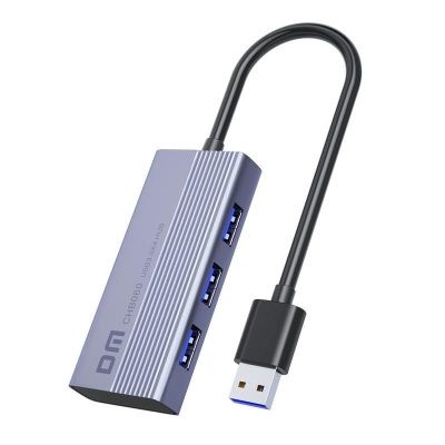 DM CHB060 PD Güç Destekli USB 3.0 4 Portlu USB-A Hub Çoklayıcı Adaptör - DM