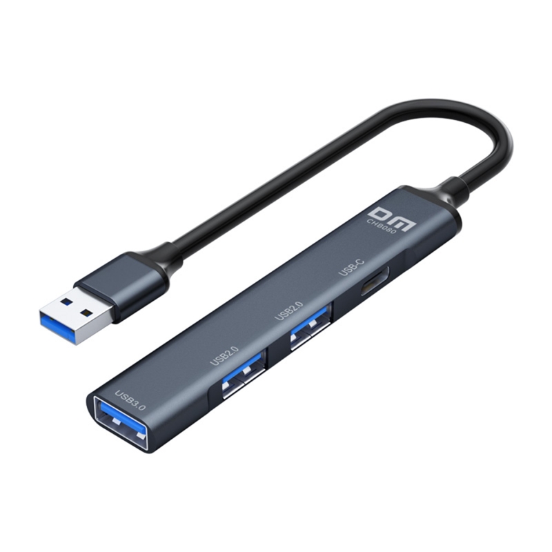 DM CHB080 USB-A to 4 Portlu USB 3.0 / USB 2.0 Type-C Çoklayıcı Dönüştürücü Hub - 3