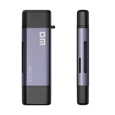 DM CR017 USB-A ve Type-C SD Micro SD TF Kart Okuyucu - 3