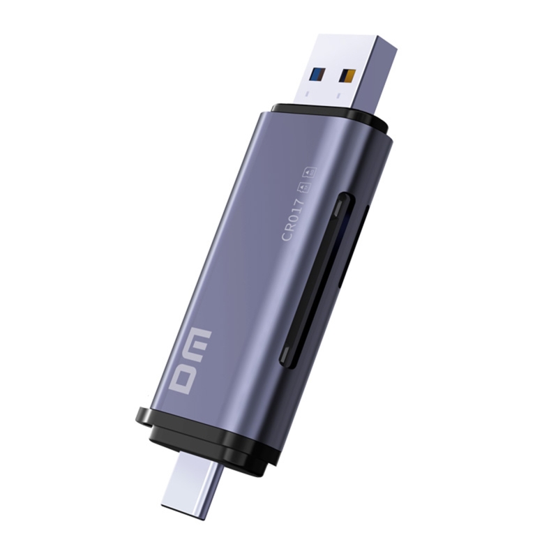 DM CR017 USB-A ve Type-C SD Micro SD TF Kart Okuyucu - 2