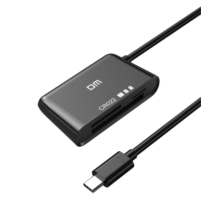 DM CR022 USB Type-C to Micro SD TF SD ve CF Kart Okuyucu - DM