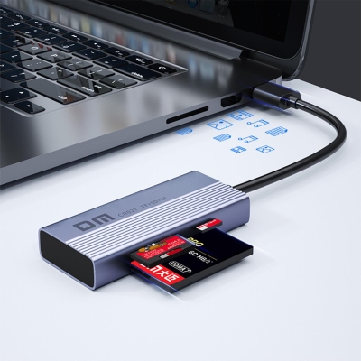 DM CR027 USB 3.0 to TF SD CF Micro SD Kart Okuyucu Adaptör - 4