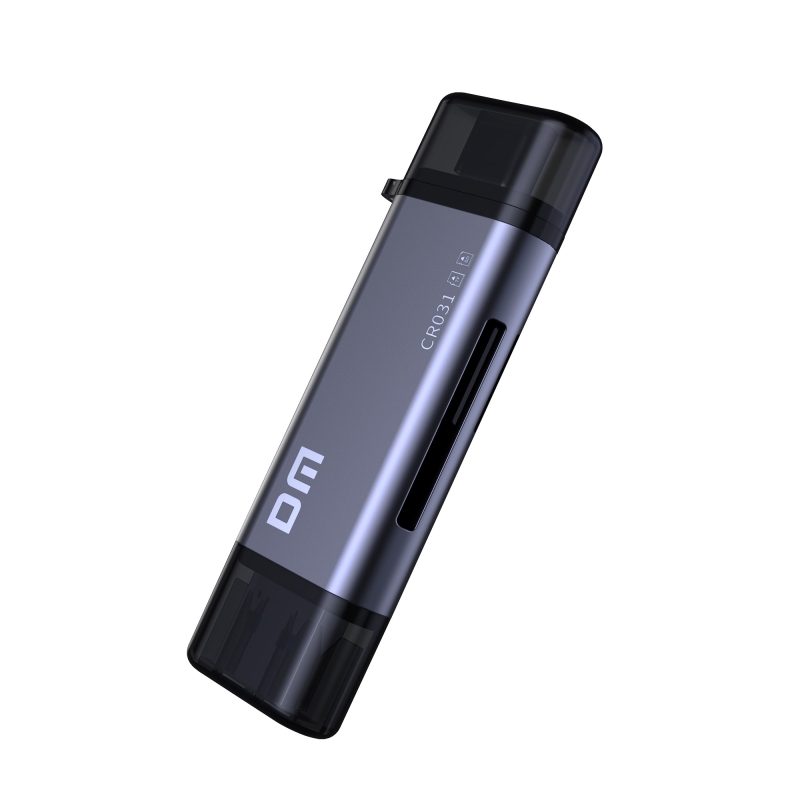 DM CR031 USB3.1 ve Type-C Micro SD TF – SD Kart Okuyucu Çevirici - 2