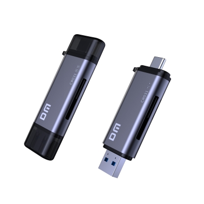 DM CR031 USB3.1 ve Type-C Micro SD TF – SD Kart Okuyucu Çevirici - 3
