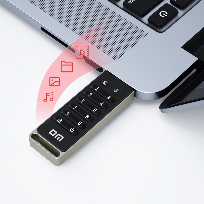 DM FD063 Şifreli USB 3.0 128GB Flash Bellek - 4