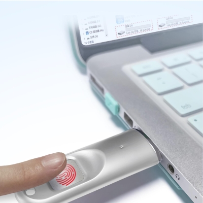 DM FD069 Parmak İzi Okuyuculu Şifreli USB 3.0 64GB Flash Bellek - 4