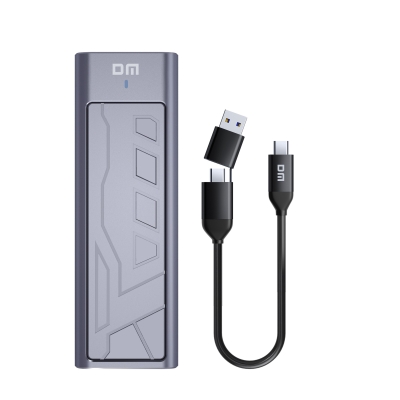 DM HD2000 USB 3.2 Gen 2 Type-C 20Gbps PCIe SATA M.2 NVMe NGFF SSD Disk Kutusu - DM