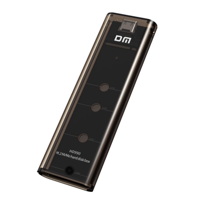 DM HD990 USB3.2 Gen2 10Gbps Type-C M.2 NVMe SSD Disk Kutusu - DM