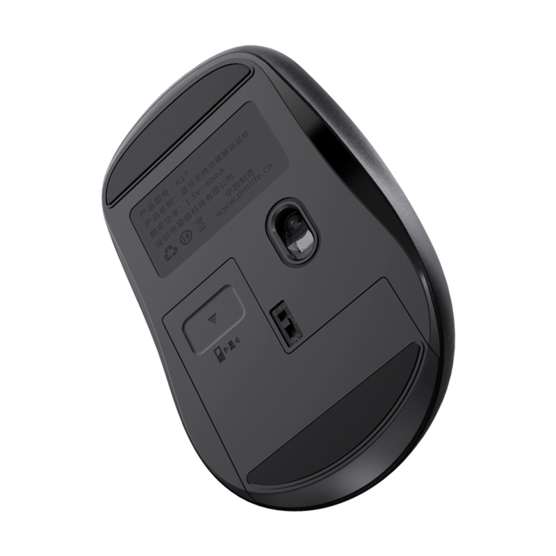 DM K17 Dual Mode Bluetooth ve 2.4GHz Destekli 1200DPI Kablosuz Optik Mouse - 2