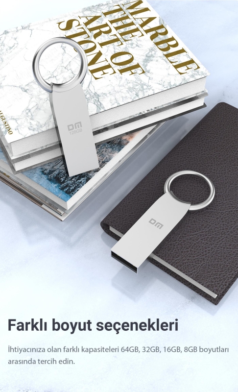DM PD175 Metal USB Flash Bellek 64GB - 2