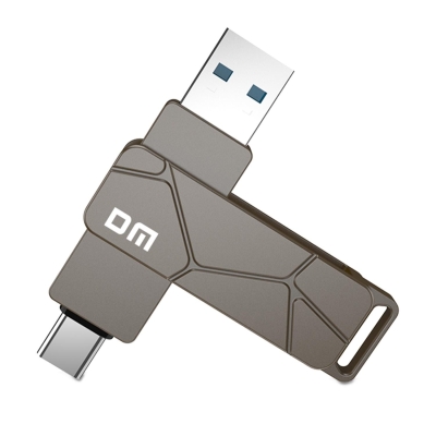 DM PD198 Metal USB3.2 Gen1 Type-C OTG Flash Bellek 256GB - DM