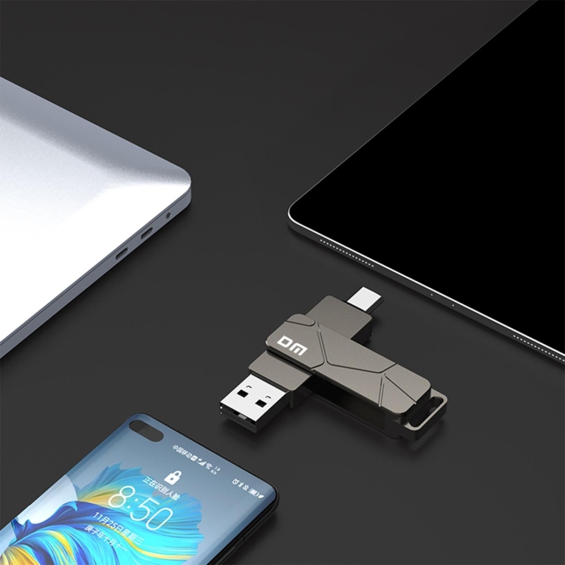 DM PD198 Metal USB3.2 Gen1 Type-C OTG Flash Bellek 256GB - 4