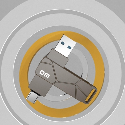 DM PD198 Metal USB3.2 Gen1 Type-C OTG Flash Bellek 256GB - 6