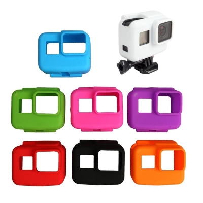 GoPro Hero 5 6 7 Housing için Silikon Kılıf Pembe - 5