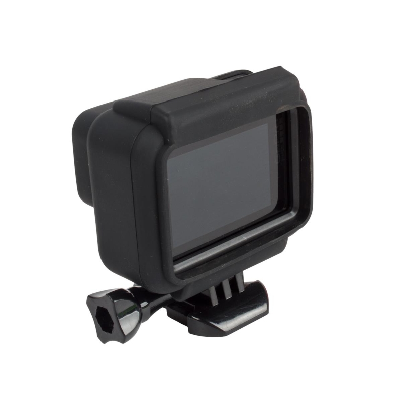 GoPro Hero 5 6 7 Housing için Silikon Kılıf Pembe - 7