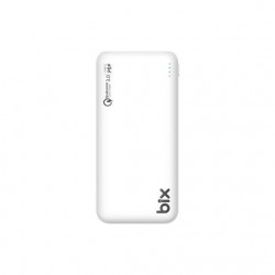 Bix 18W Çift Çıkışlı USB Type-C PD 20000mAh Powerbank Beyaz