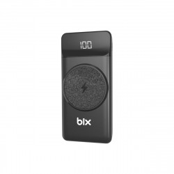 Bix PB102 10000 mAh USB PD QC 4.0 Kablosuz Şarj ve Standlı Powerbank Siyah