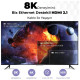 Bix Premium 8K@60Hz 4K@120Hz eARC Yüksek Hızlı HDMI 2.1 Kablo 3 Metre