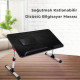 Bix Saiji A8 Large Çok Fonksiyonlu Ayarlı Notebook Soğutuculu Çalışma Masası Siyah