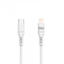 Bix Type-C to Lightning 3A Hızlı Şarj ve Data Kablosu