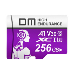 DM 256GB Class 10 A1 V30 95MB/s Micro SD Hafıza Kartı