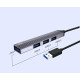 DM CHB056 USB 3.0 to 4 Portlu 3*USB 2.0 1*USB 3.0 Hub Çoklayıcı 1 Metre
