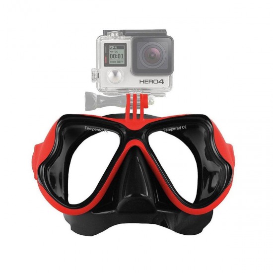 GoPro Uyumlu Aksiyon Kamera Dalış Maskesi Yeşil