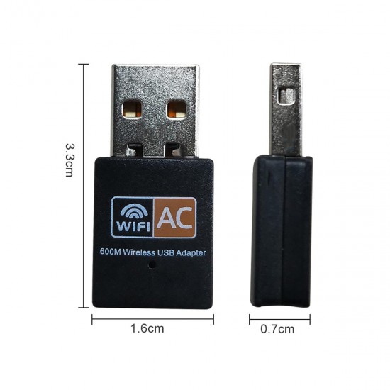 Juo TW802AC 600Mbps Dual Band USB WiFi Alıcı Ağ Adaptörü