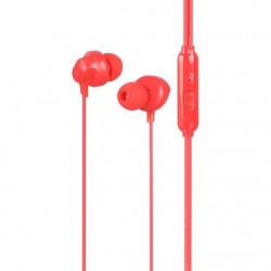 Lenovo HF150 Mikrofonlu Kablolu Kulak İçi Kulaklık Kırmızı