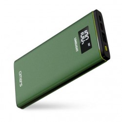 Omars 10000mAh 18W USB ve Type-C PD Çıkışlı Powerbank Yeşil