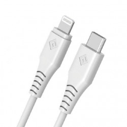 Novoo Type-C iPhone Lightning Hızlı Şarj Kablosu Beyaz 1.2 Metre