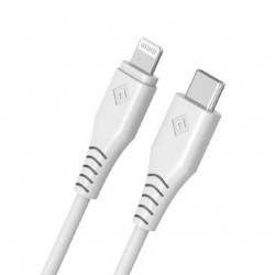 Novoo Type-C iPhone Lightning Hızlı Şarj Kablosu Beyaz 1.8 Metre