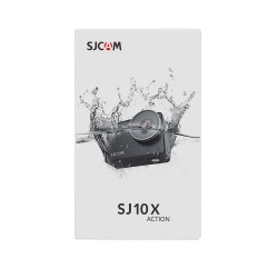 SJCAM SJ10X Wi-Fi 4K UHD Aksiyon Kamerası Siyah