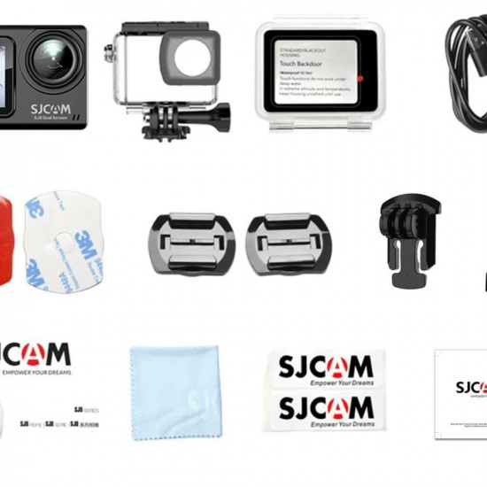 SJCAM SJ8 Dual Screen Wi-Fi 4K Aksiyon Kamerası Siyah