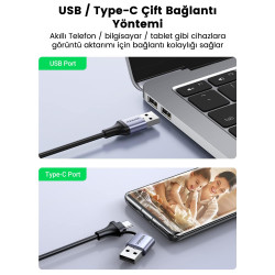 Ugreen 1080P 30Hz USB Type-C Video Capture Kart HDMI Görüntü Yakalama Kartı
