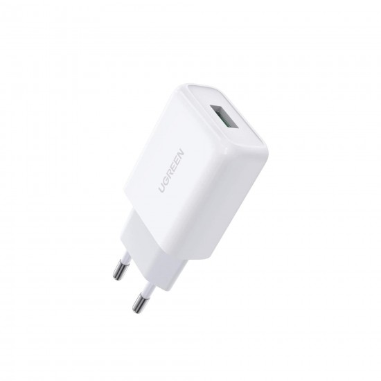Ugreen 18W Qualcomm QC 3.0 USB Hızlı Şarj Cihazı Beyaz