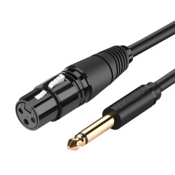 Ugreen 6.5mm Jack to XLR Dişi Mikrofon Ses Bağlantı Kablosu 5 Metre