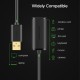Ugreen USB 2.0 Sinyal Güçlendiricili Uzatma Kablosu 5 Metre