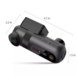 Viofo T130 3 Kameralı Ön-Arka-iç 2K 1440P WiFi GPS'li Araç Kamerası
